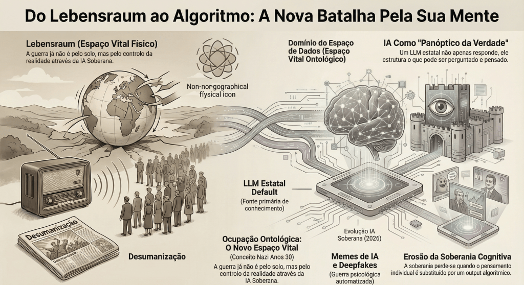 Do Lebensraum ao Algoritmo: A Nova Batalha Pela Sua Mente